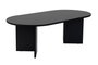 Nordure Sable Mesa de Centro Madera Negro Elegante y Funcional para Salón